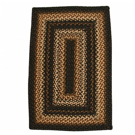 Homespice Decor Jute Braided Rugs 4x6 Kilimanjaro Rect 513212